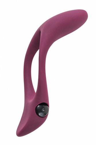 pierścień erection vibroring pure passion stardust wine red na Arena.pl