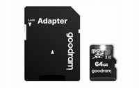 KARTA PAMIĘCI 64GB MICRO SD GOODRAM CLASS 10 U1 UHS-I + ADAPTER SD