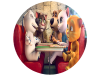 Opłatek na tort Gadający Kot