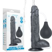 Czarny Duży Penis Z Wytryskiem, Sex Dildo Tryskające Squirting