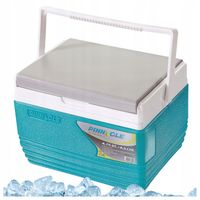 Mała turkusowa lodówka wyjazdowa na wkłady lód Pinnacle TPX 6006 4,5L