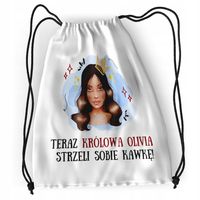 Plecak Dla Olivii Szkolny Worek Torba Z Nadrukiem Ze Zdjęciem