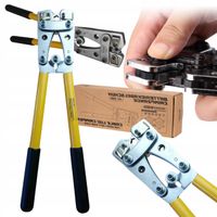 PROFESJONALNA ZACISKARKA PRASKA DO KABLI TULEJEK PRZEWODÓW 6-50 MM²