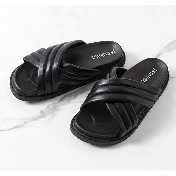 Czarne klapki na platformie r.38 zdjęcie 2