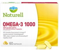 Omega-3 1000 NATURELL serce ciśnienie 60 kapsułek