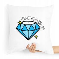 Poduszka Prezent Dla Kosmetyczki Idealna Z Nadrukiem Ze Zdjęciem