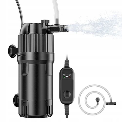 5W1 FILTR WEWNĘTRZNY Z LAMPĄ UV 500L/H DO AKWARIUM 10-120L z UVC na Arena.pl