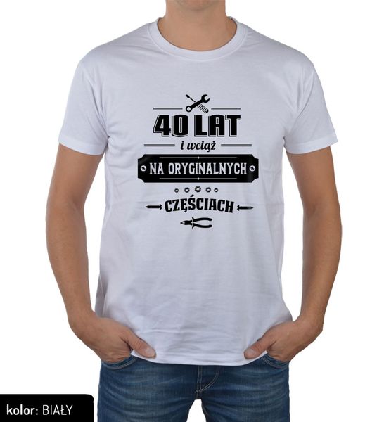 Koszulka męska na urodziny 30 40 50 60 70 lat XL na Arena.pl