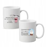 Kubek z nadrukiem PREZENT CODZIENNIE W PRACY