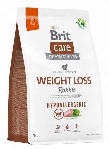 BRIT CARE Hypoallergenic Weight Loss Rabbit 3kg na Arena.pl
