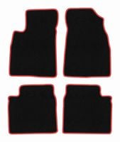 Dywaniki welurowe CARLUX-RED do Kia Opirus 2002-2011 czarne czerwone