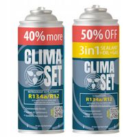 Gaz do nabicia klimatyzacji R134a 2x 626g 1x olej, uszczelniacz fix