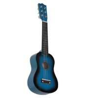Gitalele dla dzieci niebieskie 6-strunowa mini gitara ukulele podróżne