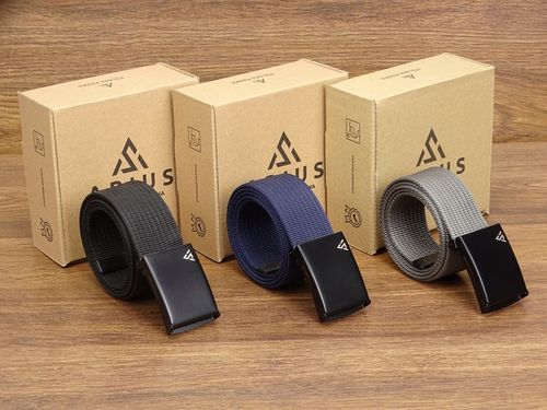 Szeroki Pasek MĘSKI parciany do spodni jeans szortów 3pack Arius ZESTAW 3w1 na Arena.pl