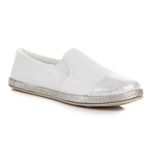 Białe espadryle slip on r.37 na Arena.pl