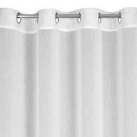 Firana na przelotkach LUNA 140X250  biała