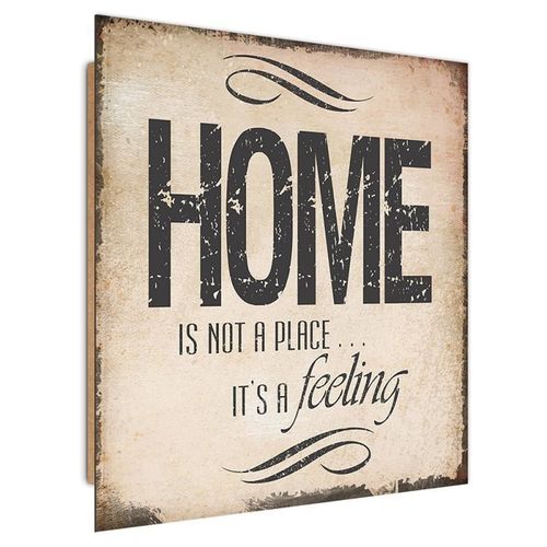 Deco Panel, Home is not a place 30x30 na Arena.pl