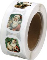 naklejki na rolce merry christmas boże narodzenie v2 500 sztuk titanum