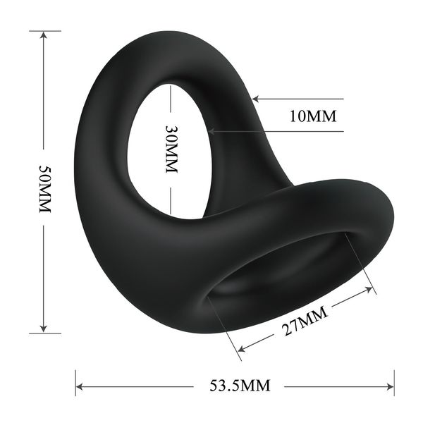 Crazy Bull Nestor – Super Soft Silicone Cock Ring zdjęcie 6