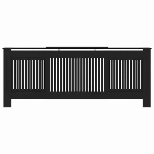 Pokrywa Grzejnika 2 pcs Czarny (142-205) x 20.5 x 81.5 cm na Arena.pl