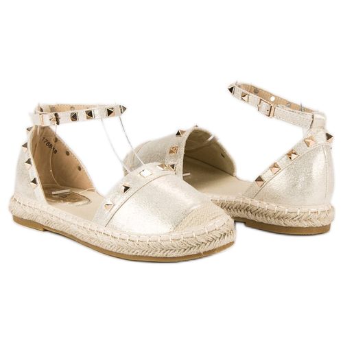 Złote sandały espadryle r.37 na Arena.pl