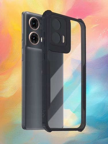 Etui do Motorola Moto G85 5G |Pancerne Przeźroczyste Silikonowe | 3x folia na Arena.pl