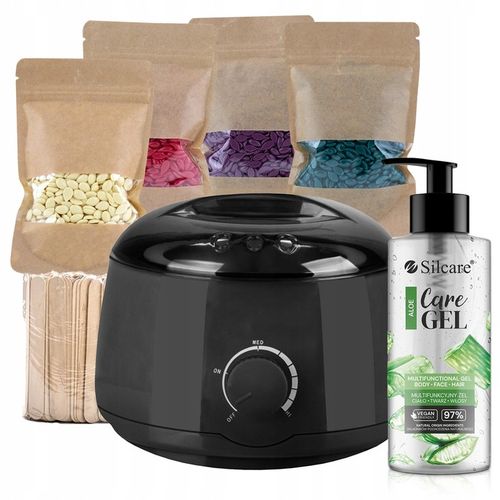 Zestaw 4x WOSK DO DEPILACJI twardy ItalWax + PODGRZEWACZ SZPATUŁKI ŻEL na Arena.pl