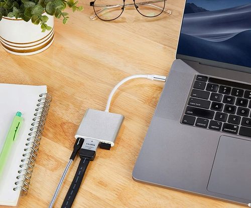 Przejściówka Adapter TYP C 3w1 HUB USB-C HDMI 4K na Arena.pl