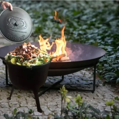 Kociołek EMALIOWANY żeliwny 4L + GRATIS ŁYŻKA na Arena.pl