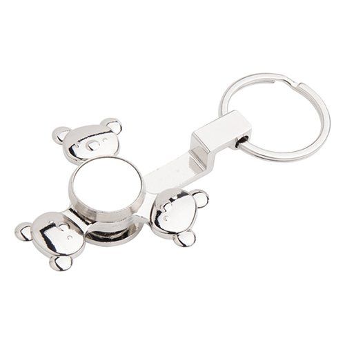 Brelok metalowy - spinner do sublimacji - Panda na Arena.pl