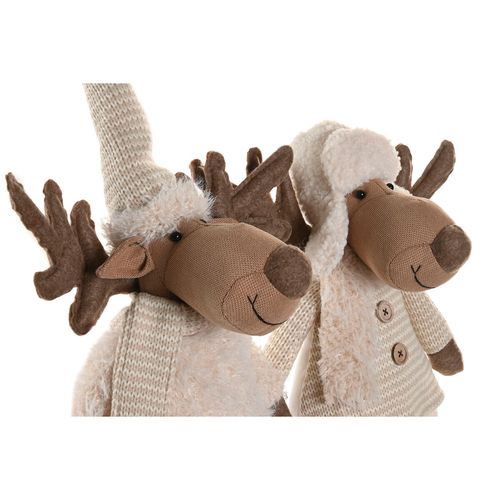 ozdoby świąteczne Home ESPRIT Biały Beżowy 25 x 18 x 44 cm (2 Sztuk) na Arena.pl