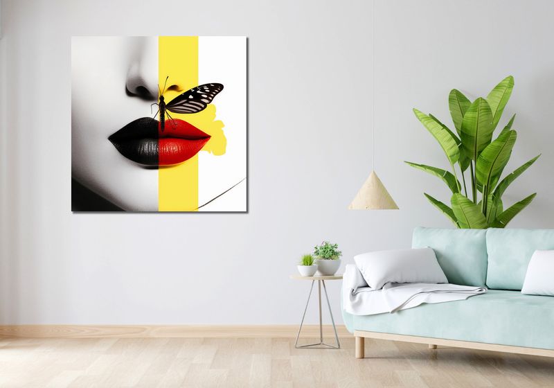 Obraz 100x100cm Motyla Piękność zdjęcie 2