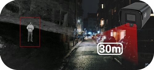 Czarna kamera zewnętrzna bezprzewodowa IP WiFi SMART NADZÓR iOS Android APP na Arena.pl