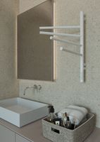 ELNA Grzejnik łazienkowy elektryczny Vertical 4 ruchome ramiona Biały