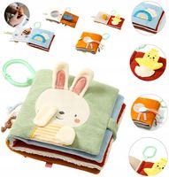 Książeczka sensoryczna rozwojowa dla niemowląt NATURE Babyono 1531