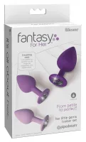 fantasy for her zestaw 3 treningowych korkow soft touch fioletowy