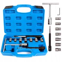 Frezy do gniazd wtryskiwaczy Common Rail zestaw 10 el. Silver