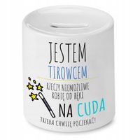 Dla Tirowca Kierowcy Skarbonka Jestem Tirowcem Z Nadrukiem Ze Zdjęciem