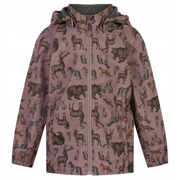 Mikk-line Softshell Twilight Mauve kurtka dziecięca 18M zdjęcie 1