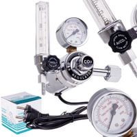 reduktor argon co2 z rotametrem podgrzewaczem gazu 230v podgrzewacz gazowy