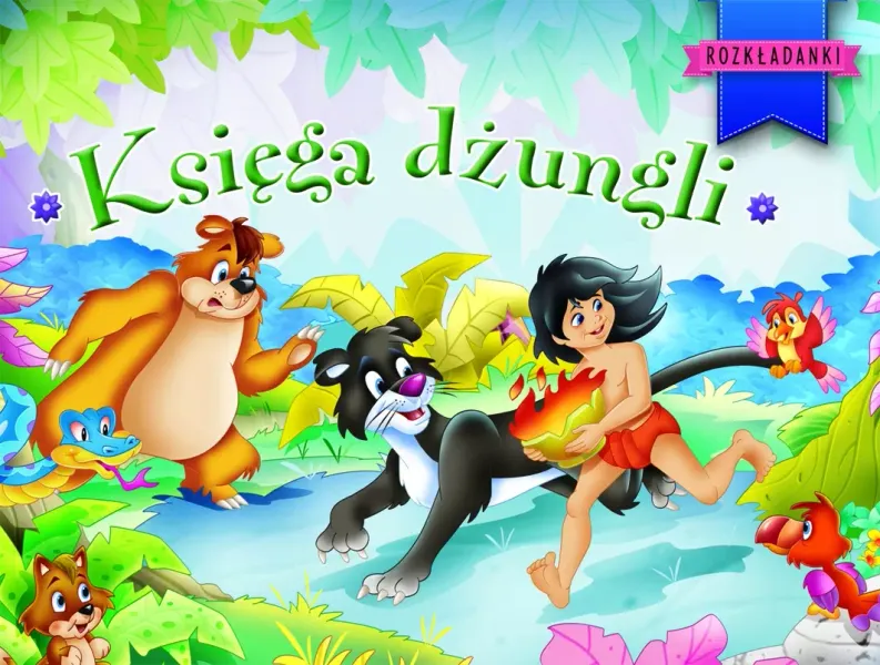 Księga dżungli. Rozkładanki zdjęcie 1