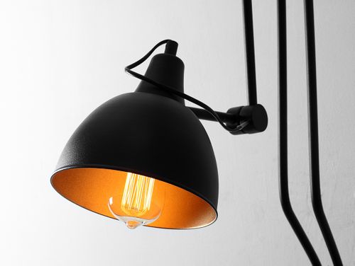 Lampa ścienna COBEN WALL 2 – czarny kinkiet na Arena.pl