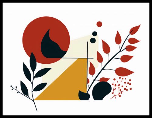 Plakat 65x50cm Ogień i Flora na Arena.pl