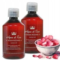 WODA RÓŻANA Kosmetyczna 100% HYDROLAT 500 ml Bez parafiny, alkoholu