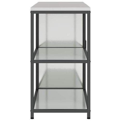 Zestaw do przechowywania w kuchni z półką 2 pcs Srebrny na Arena.pl