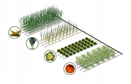 Taśma kroplująca emiter co 20cm wąż 100m + zestaw 14 akcesoriów na Arena.pl