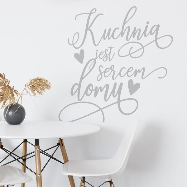 Naklejka Kuchnia Jest Sercem Domu N088 XXL zdjęcie 1