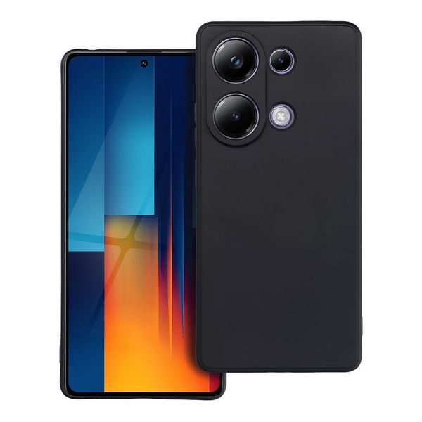 Futerał MATT do XIAOMI POCO M6 Pro czarny zdjęcie 1