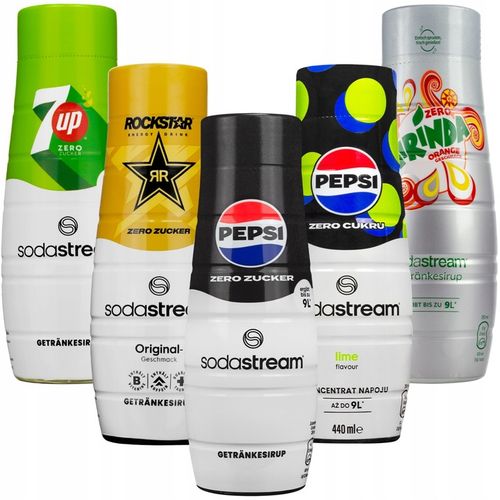 5x KONCENTRAT MIRINDA ZERO ROCKSTAR ENERGY 7UP PEPSI MAX PEPSI MAX na Arena.pl