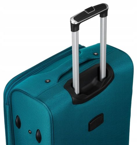 Walizka miękka na 4 kółkach ŚREDNIA pojemna solidna bagaż PETERSON na Arena.pl